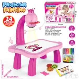 Dečiji LED projektor sa tablom za crtanje