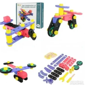 Drvena dečija igračka 2u1