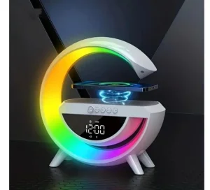 Lampa RGB, zvucnik, bezicni punjac i sat