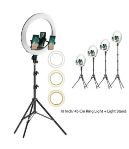 Ring light 18" ( 46cm) + stativ